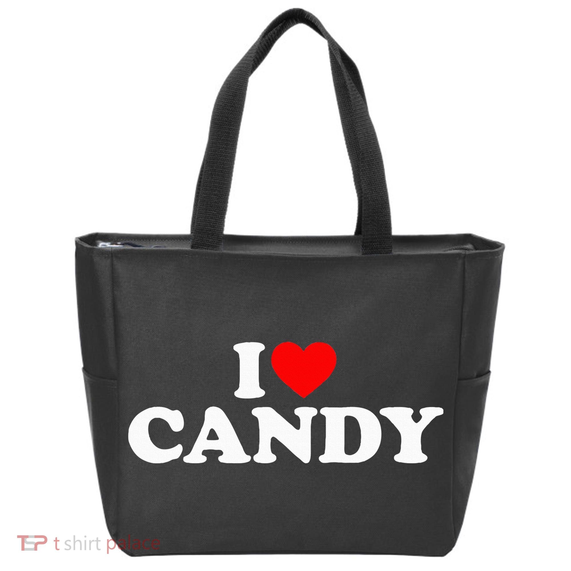 I Love Candy Tote Bag