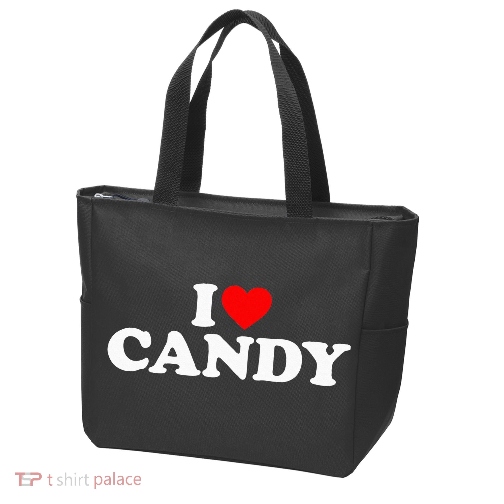 I Love Candy Tote Bag