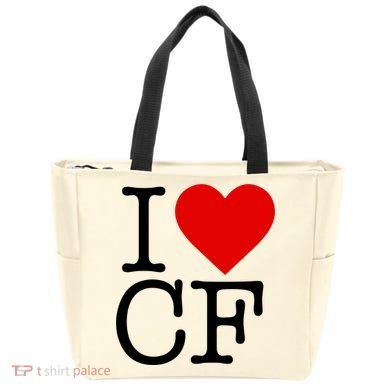 I Love Charlotte Folk Tote Bag