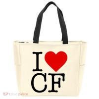 I Love Charlotte Folk Tote Bag thumb 0