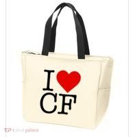 I Love Charlotte Folk Tote Bag thumb 3