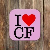 I Love Charlotte Folk Coaster thumb 0