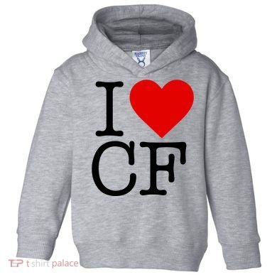 I Love Charlotte Folk Toddler Hoodie