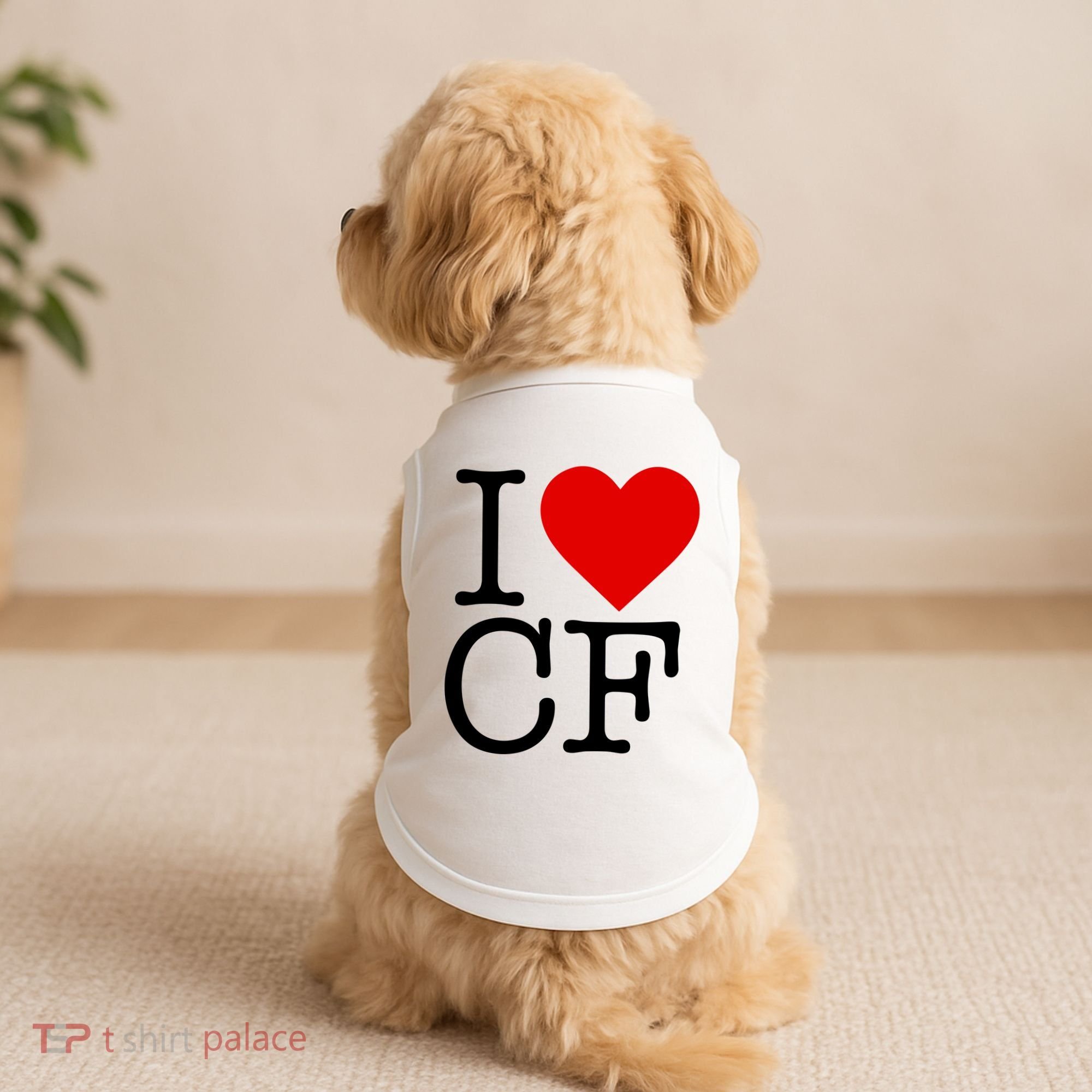 I Love Charlotte Folk Doggie Tank