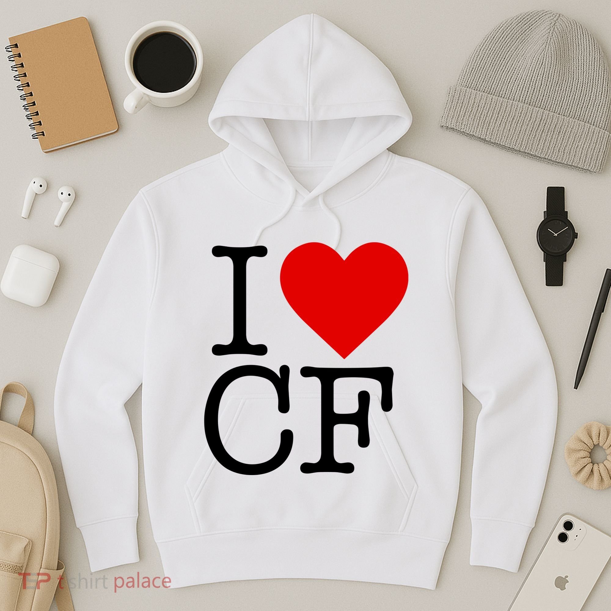 I Love Charlotte Folk Hoodie