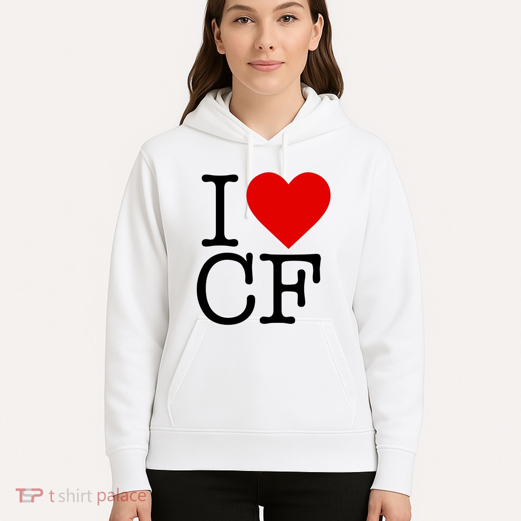 I Love Charlotte Folk Hoodie