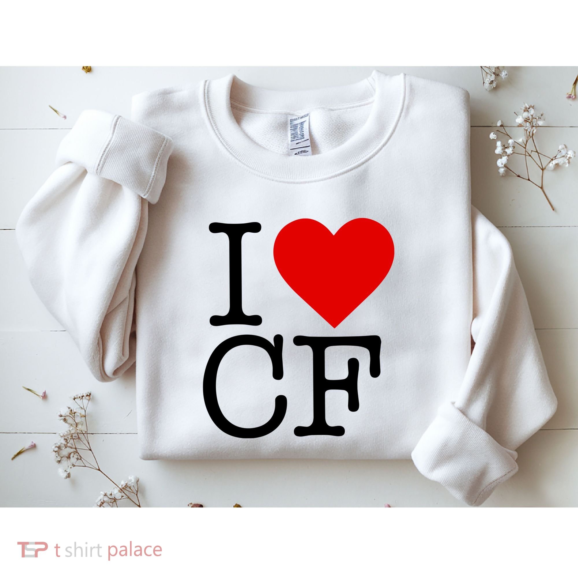 I Love Charlotte Folk Sweatshirt