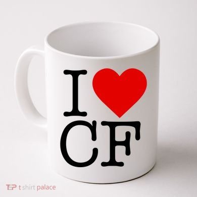I Love Charlotte Folk Coffee Mug