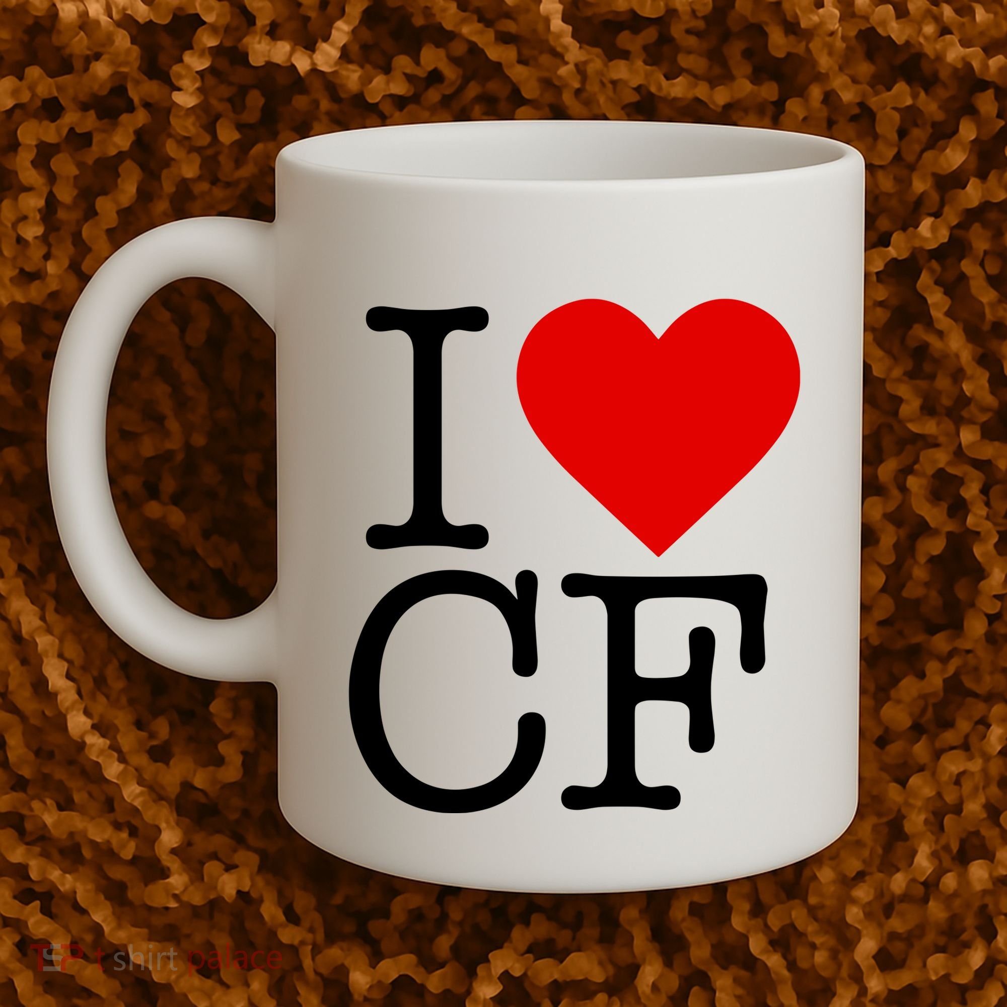 I Love Charlotte Folk Coffee Mug