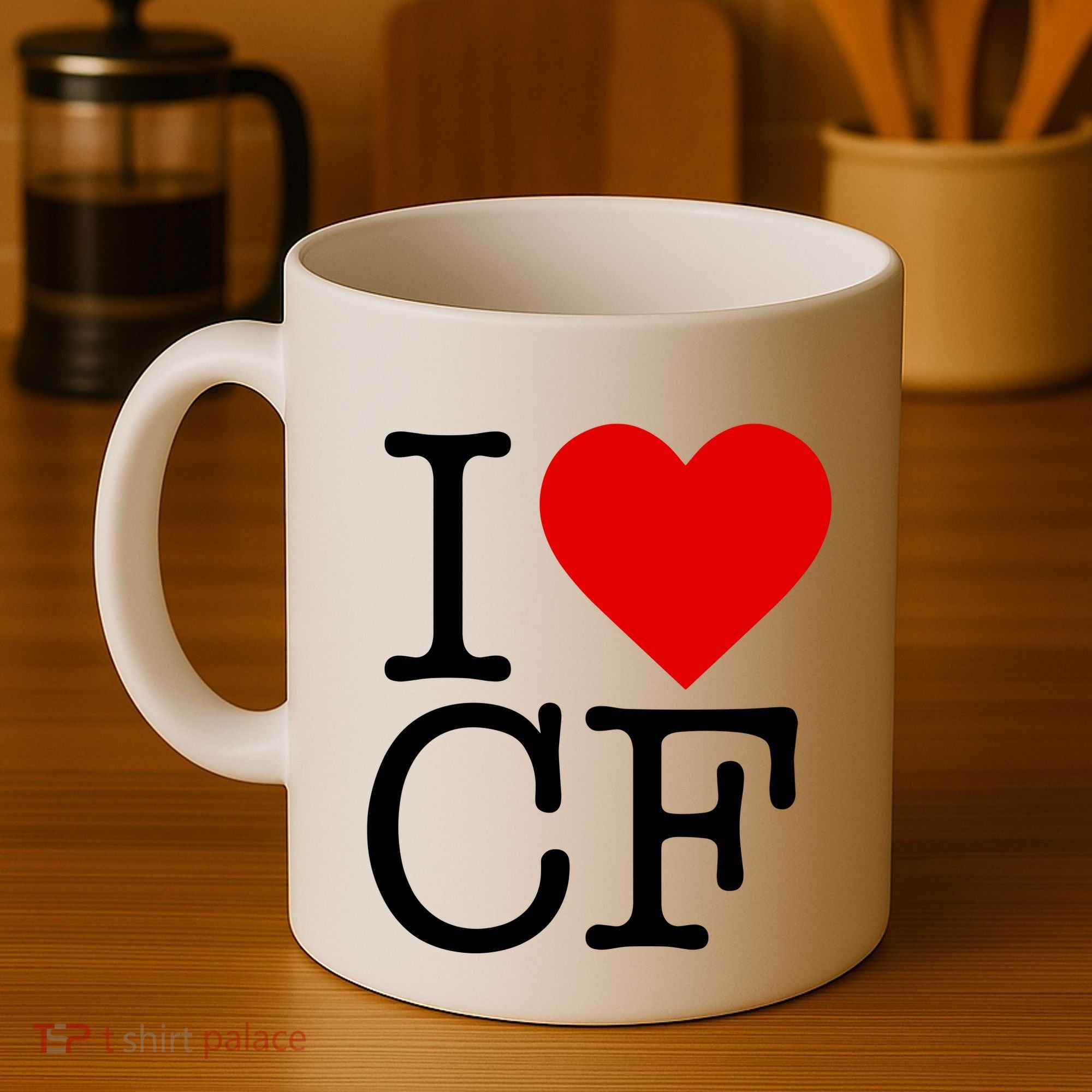 I Love Charlotte Folk Coffee Mug