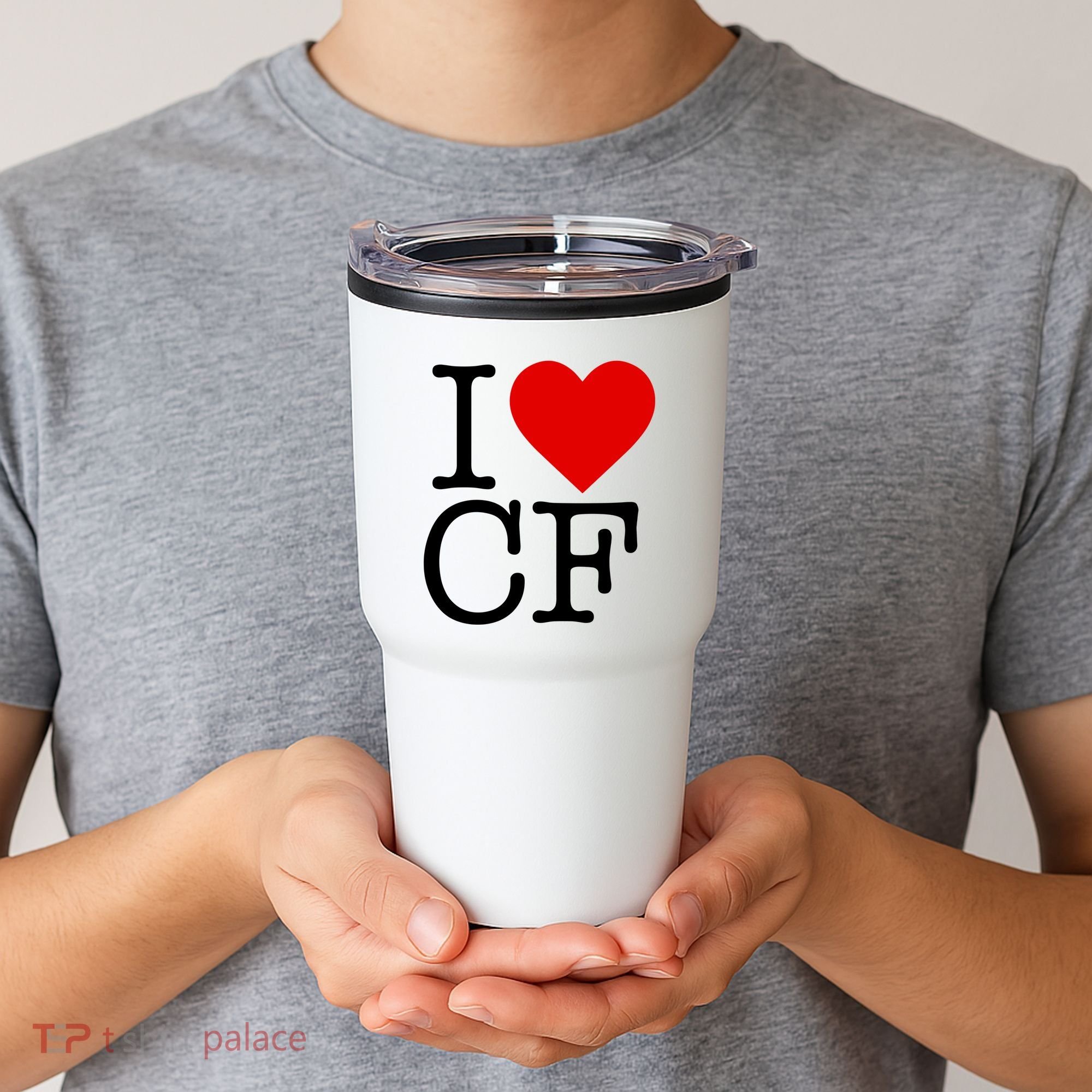 I Love Charlotte Folk Tumbler
