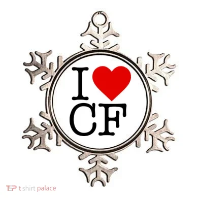 I Love Charlotte Folk Ornament