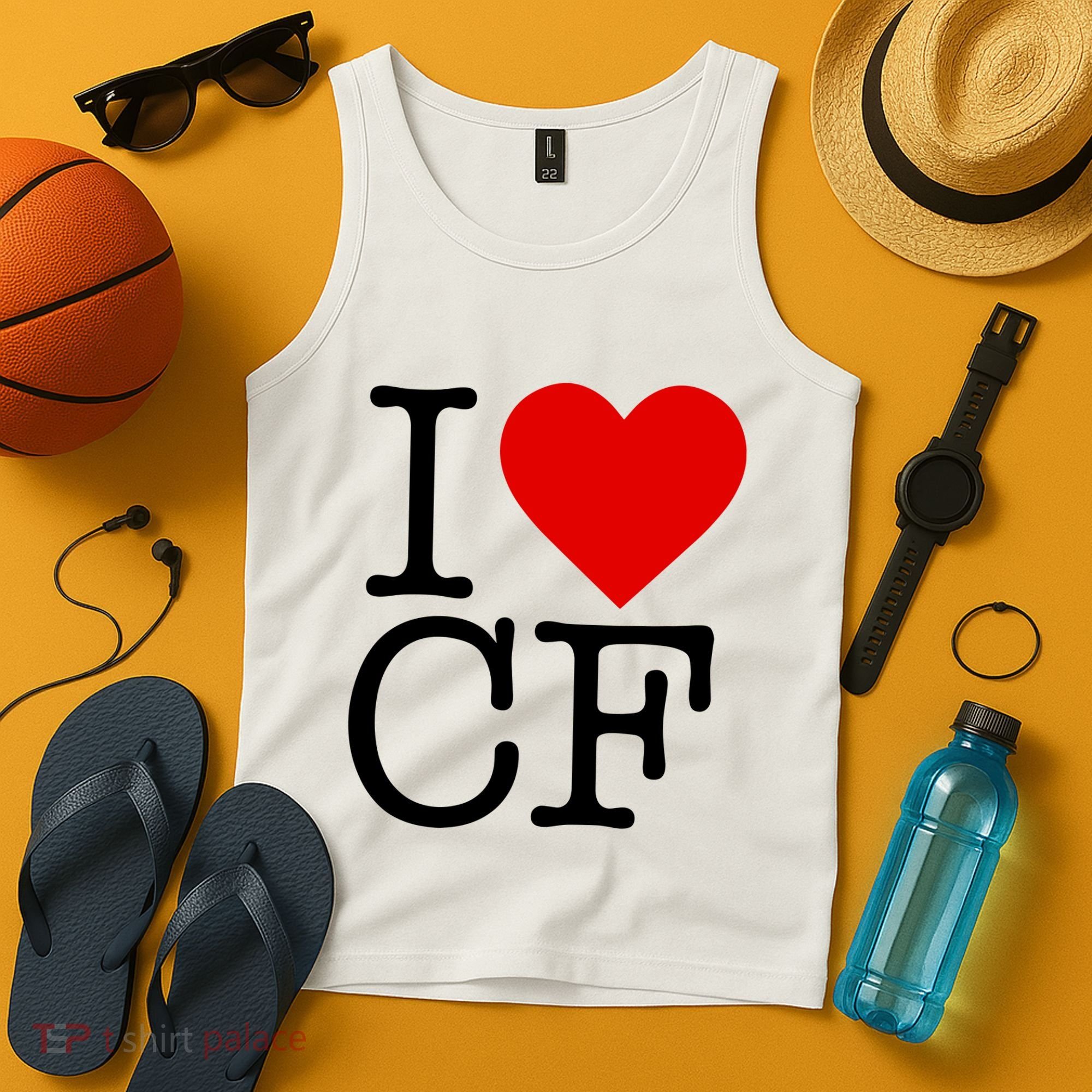 I Love Charlotte Folk Tank Top