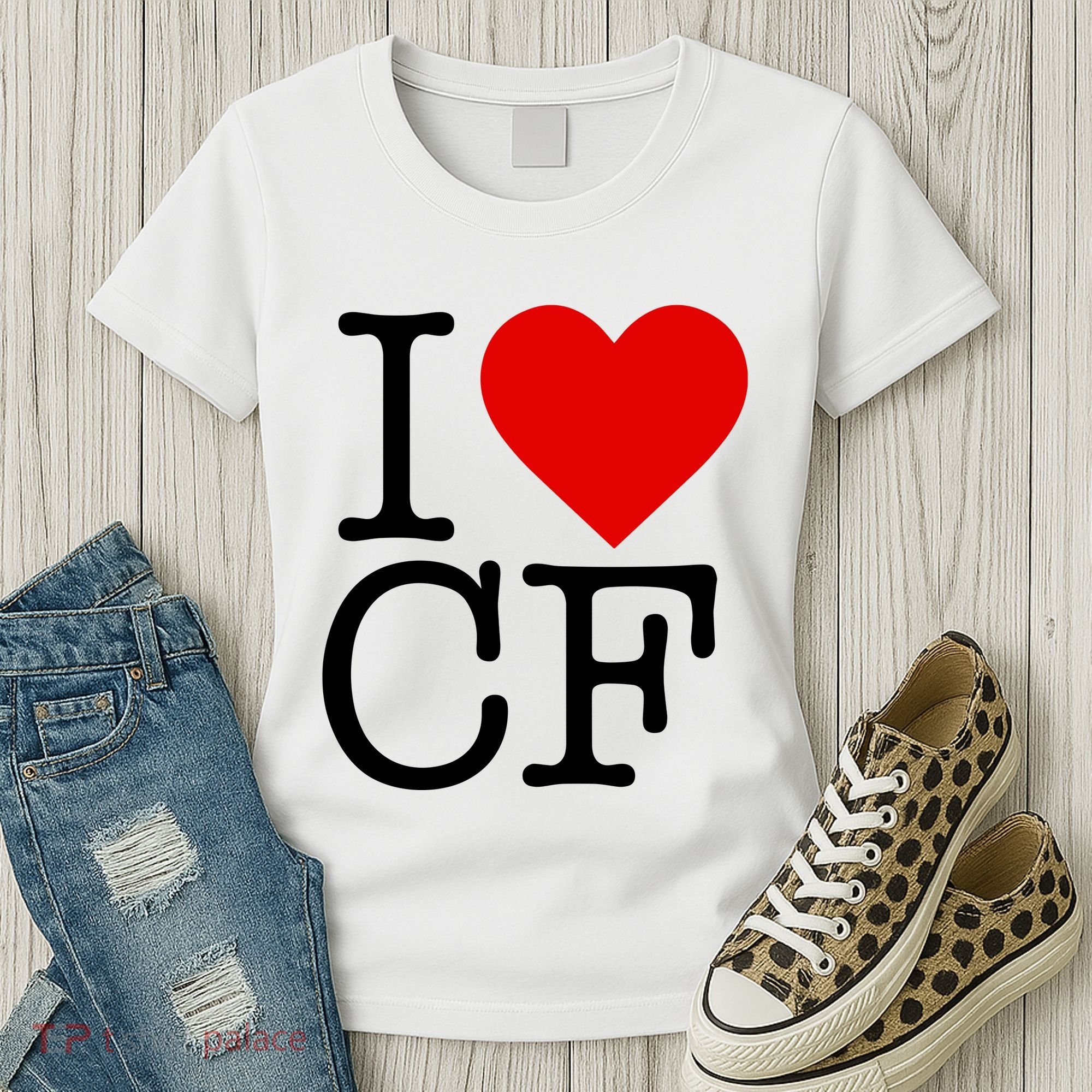 I Love Charlotte Folk Women's T-Shirt