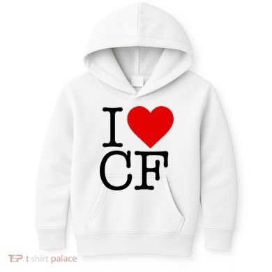 I Love Charlotte Folk Kids Hoodie