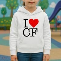 I Love Charlotte Folk Kids Hoodie thumb 3