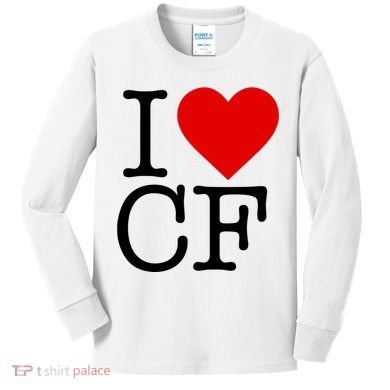 I Love Charlotte Folk Kids Long Sleeve Shirt