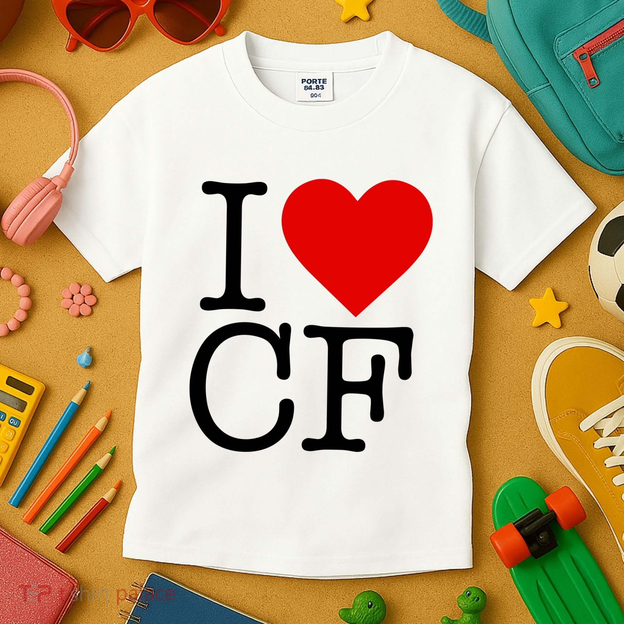 I Love Charlotte Folk Kids T-Shirt