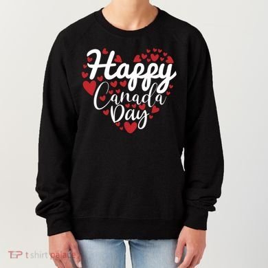 I Love Canada Happy Canada Day Gift Women's Sweatshirt