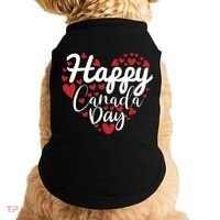 I Love Canada Happy Canada Day Gift Doggie Tank thumb 0