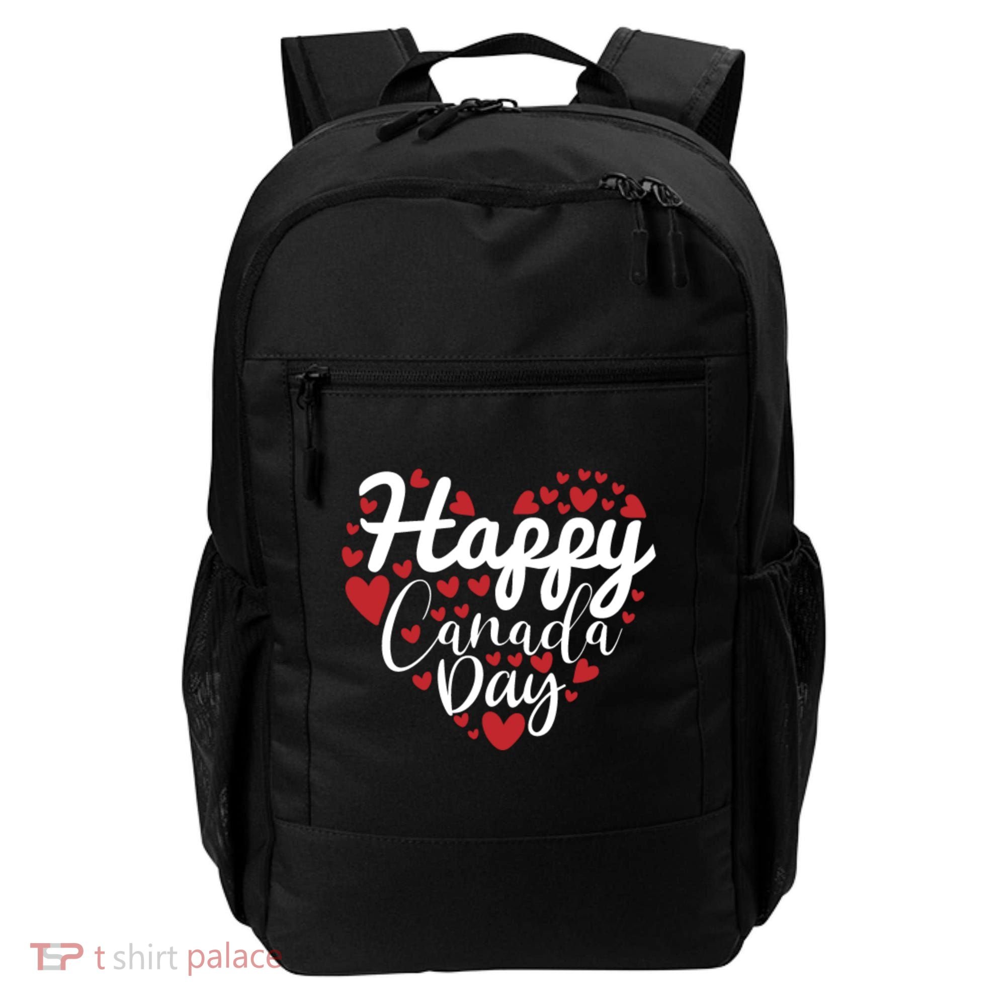 I Love Canada Happy Canada Day Gift Backpack