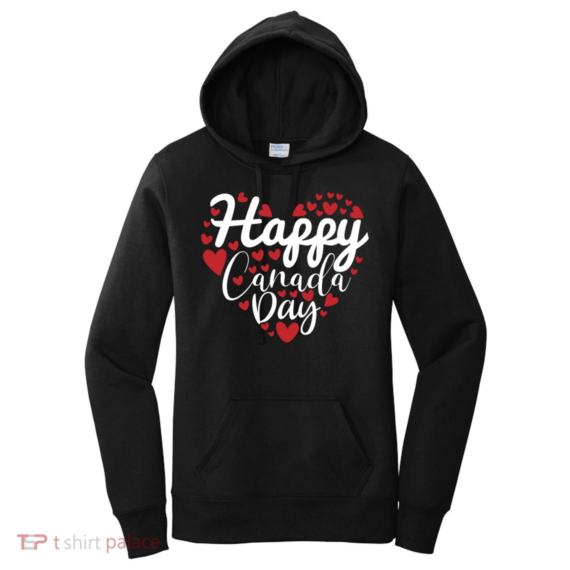 I Love Canada Happy Canada Day Gift Women's Hoodie
