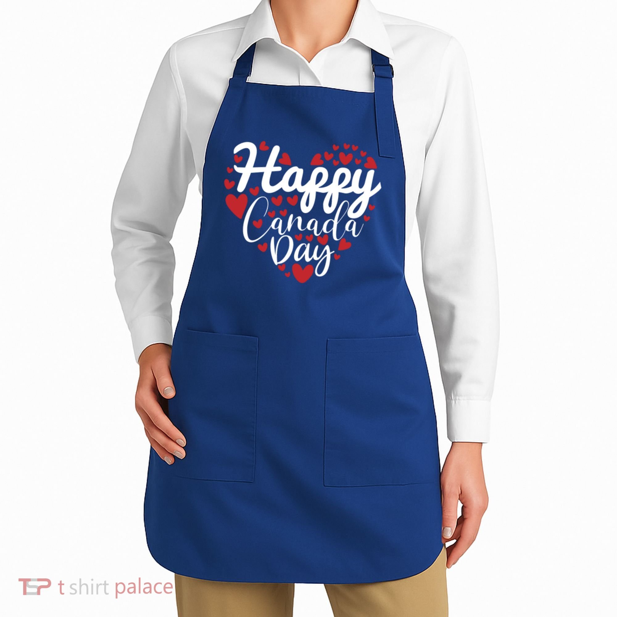 I Love Canada Happy Canada Day Gift Apron