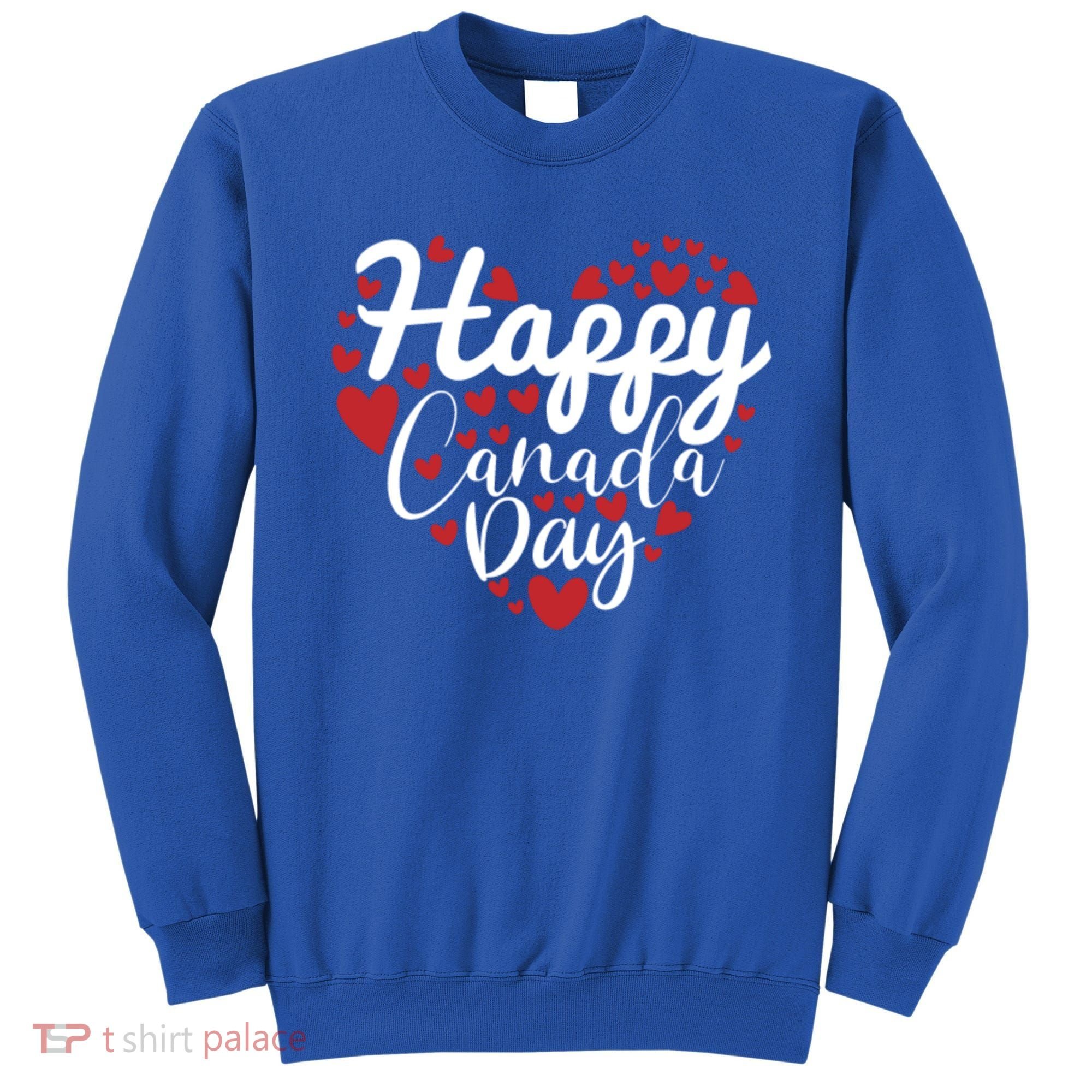 I Love Canada Happy Canada Day Gift Sweatshirt