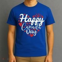 I Love Canada Happy Canada Day Gift T-Shirt thumb 3