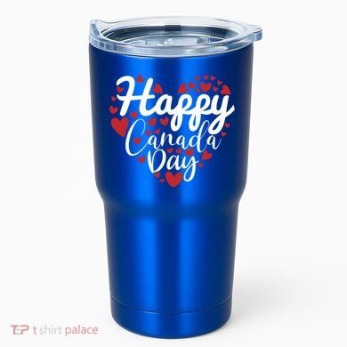 I Love Canada Happy Canada Day Gift Tumbler