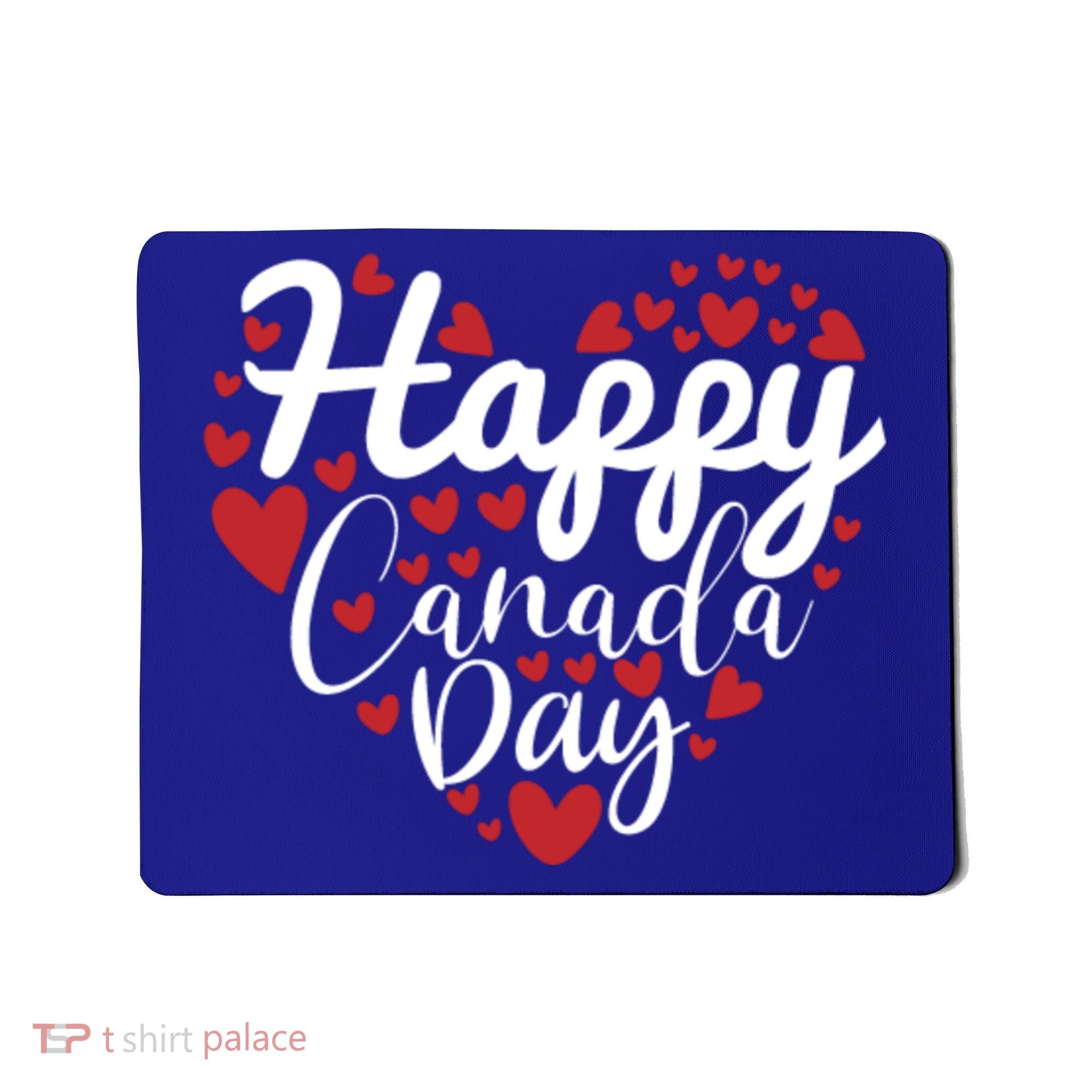 I Love Canada Happy Canada Day Gift Mousepad