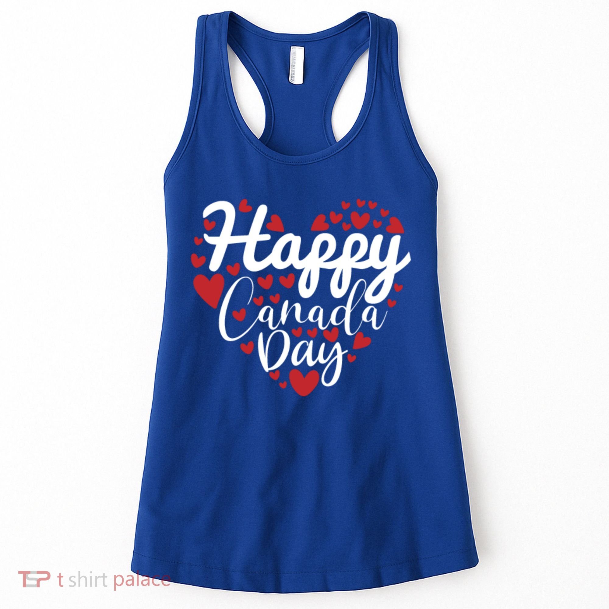 I Love Canada Happy Canada Day Gift Women's Tank Top