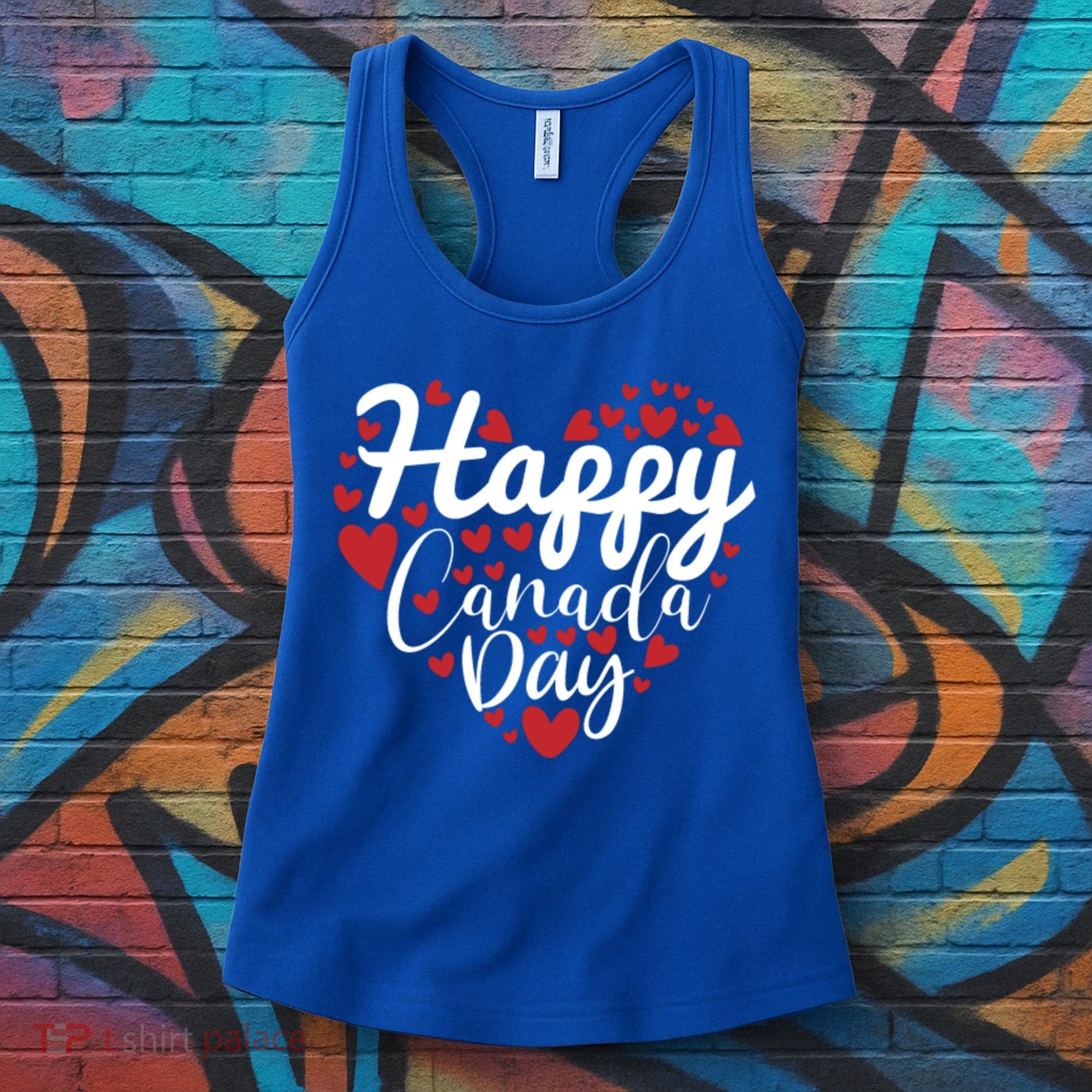I Love Canada Happy Canada Day Gift Women's Tank Top