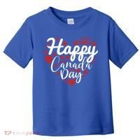 I Love Canada Happy Canada Day Gift Toddler T-Shirt thumb 0