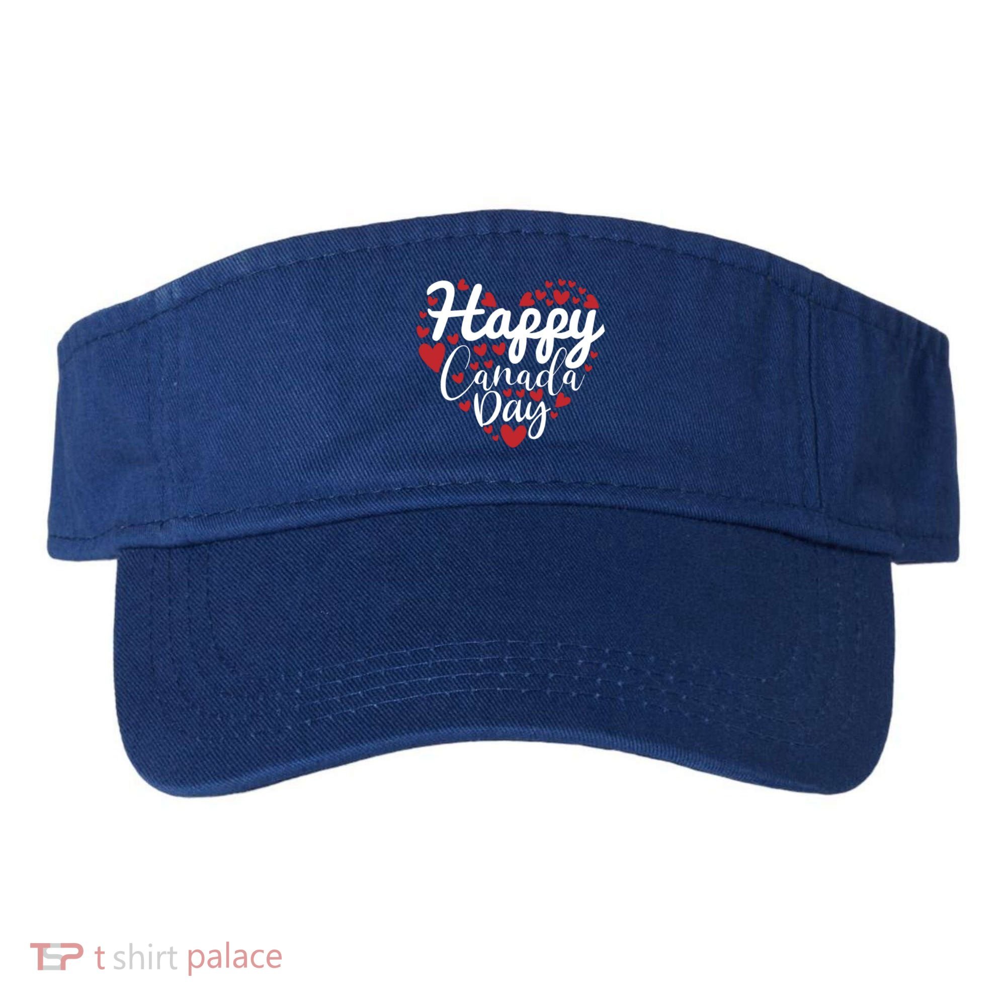 I Love Canada Happy Canada Day Gift Visor