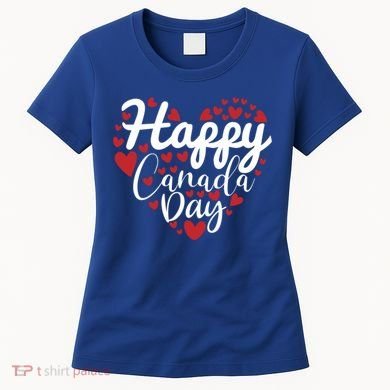 I Love Canada Happy Canada Day Gift Women's T-Shirt