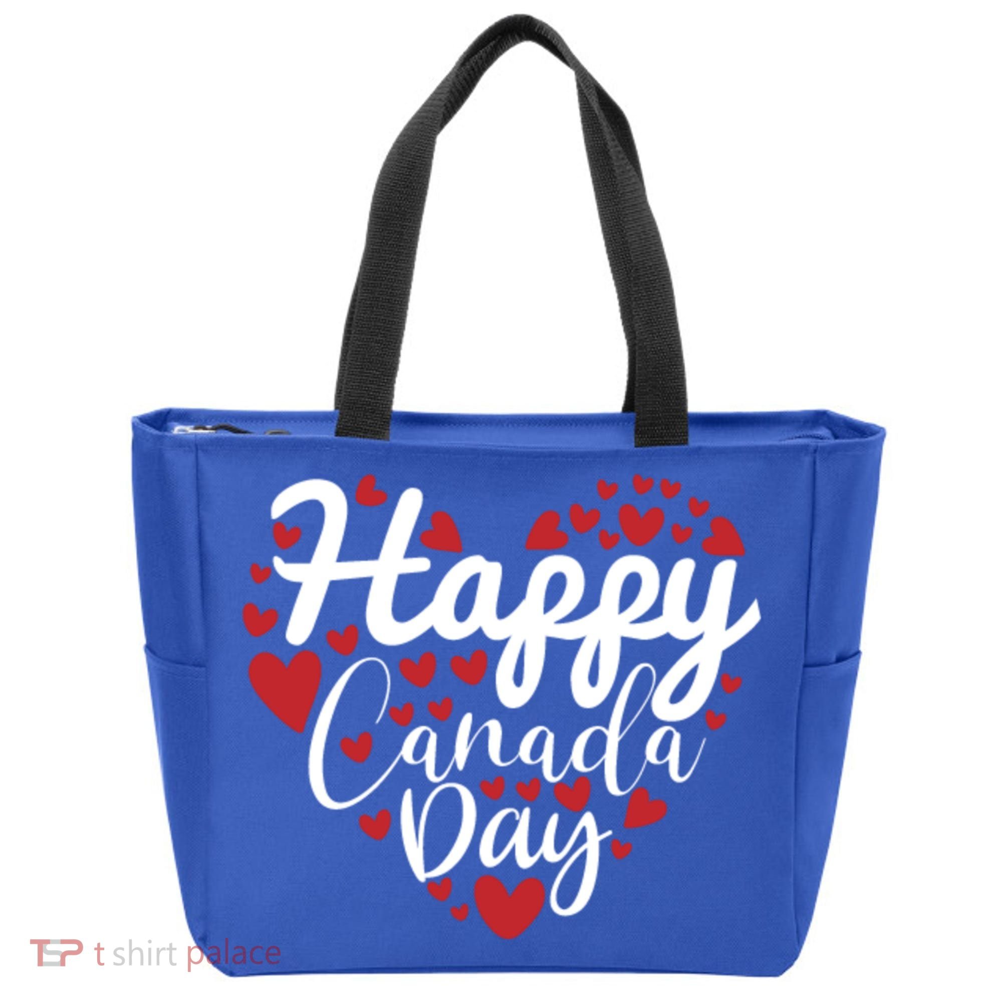 I Love Canada Happy Canada Day Gift Tote Bag