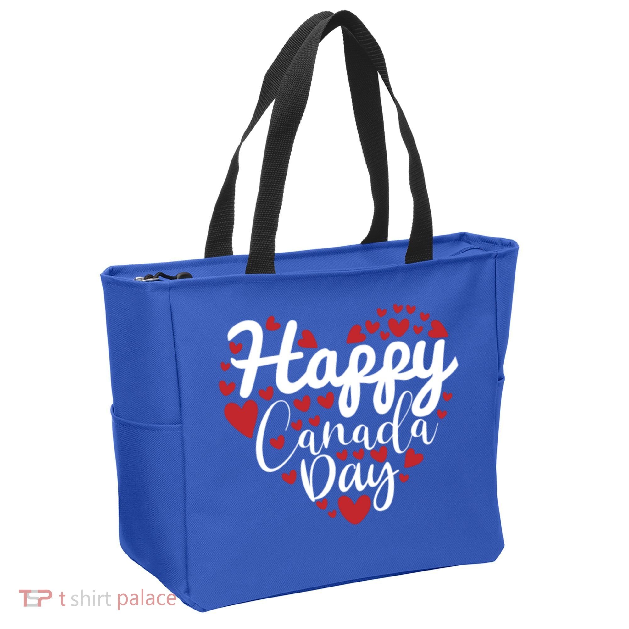 I Love Canada Happy Canada Day Gift Tote Bag