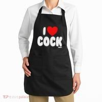 I Love Cocktails Raunchy Funny Embarrassing Apron thumb 2