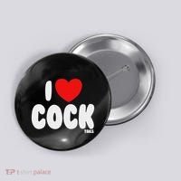 I Love Cocktails Raunchy Funny Embarrassing Button thumb 0