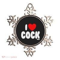 I Love Cocktails Raunchy Funny Embarrassing Ornament thumb 0