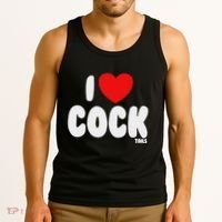 I Love Cocktails Raunchy Funny Embarrassing Tank Top thumb 3