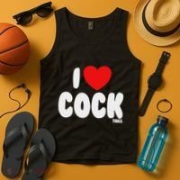 I Love Cocktails Raunchy Funny Embarrassing Tank Top thumb 4