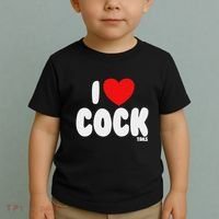 I Love Cocktails Raunchy Funny Embarrassing Toddler T-Shirt thumb 2