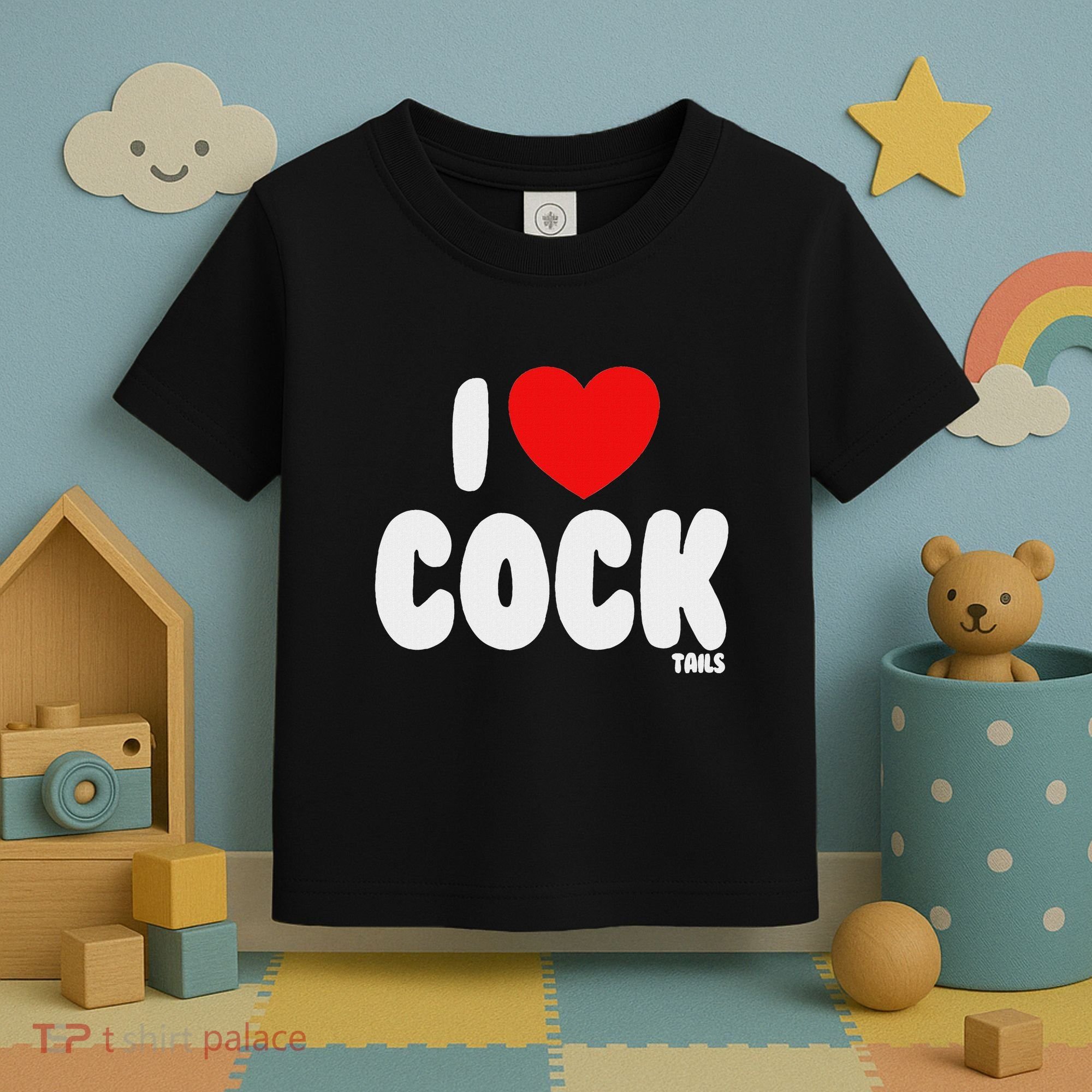 I Love Cocktails Raunchy Funny Embarrassing Toddler T-Shirt