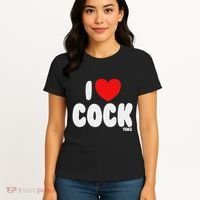 I Love Cocktails Raunchy Funny Embarrassing Women's T-Shirt thumb 4