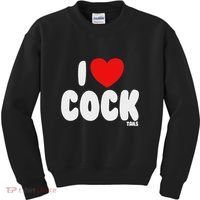I Love Cocktails Raunchy Funny Embarrassing Kids Sweatshirt thumb 0