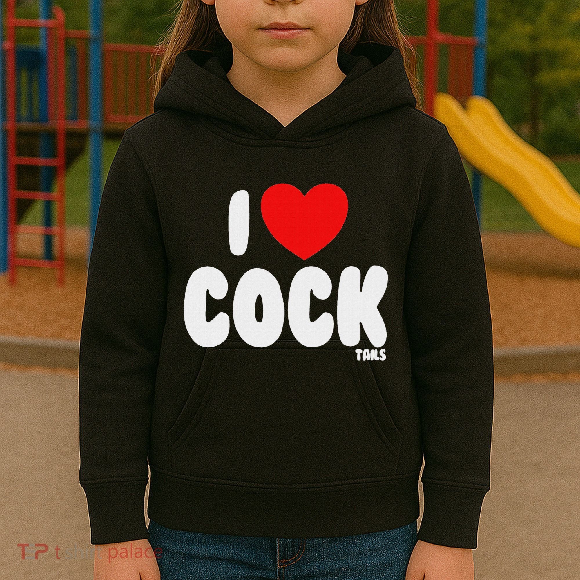I Love Cocktails Raunchy Funny Embarrassing Kids Hoodie