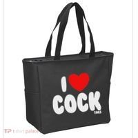 I Love Cocktails Raunchy Funny Embarrassing Tote Bag thumb 2