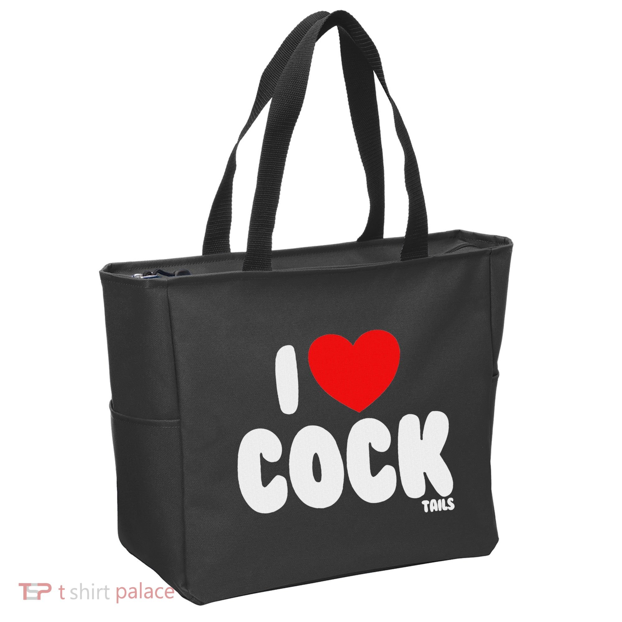 I Love Cocktails Raunchy Funny Embarrassing Tote Bag